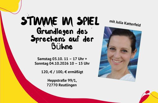 STIMME IM SPIEL Grundlagen des Sprechens auf der Bühne STIMME IM SPIEL Grundlagen des Sprechens auf der Bühne